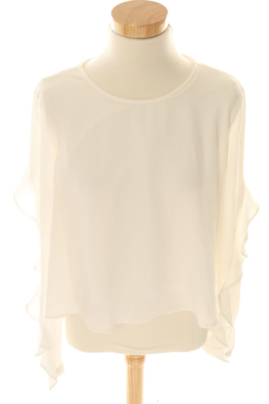 Blouse à manches longues H&M de la taille 36, de couleur blanc