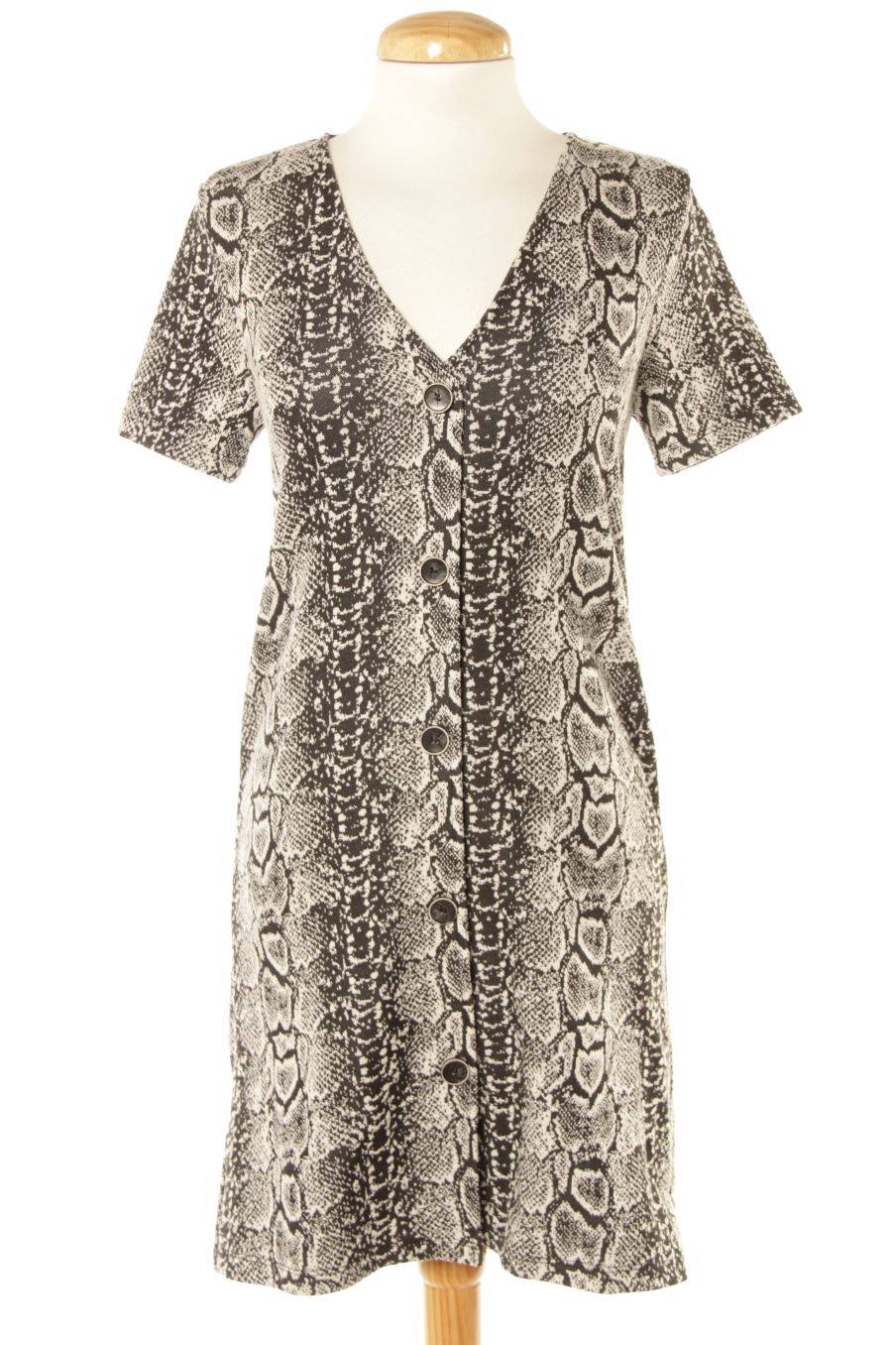 Vestido casual de Mango de la talla XS, de color animal print