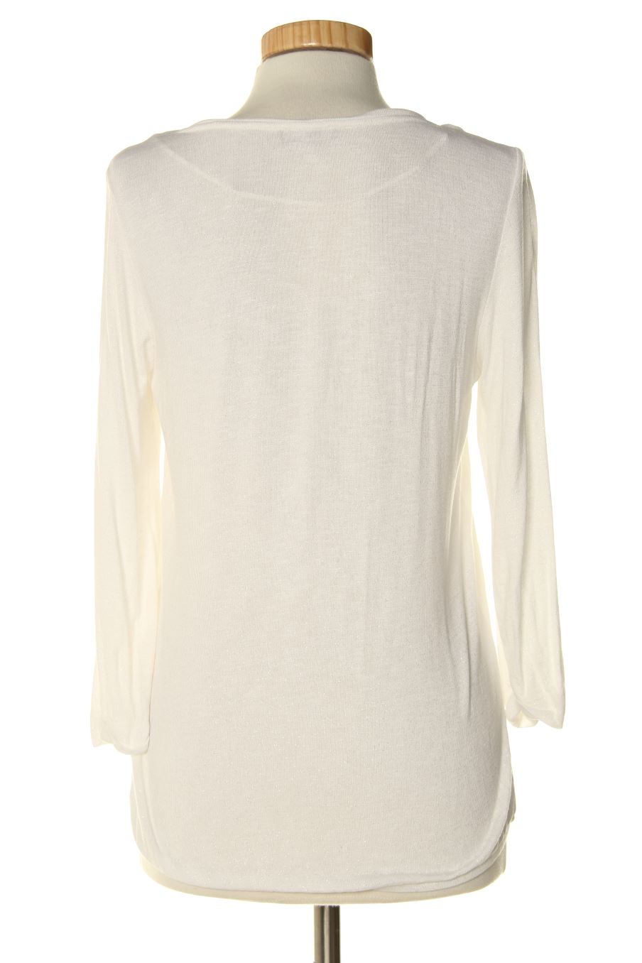 T-shirt à manches longues Street one de la taille M, de couleur blanc