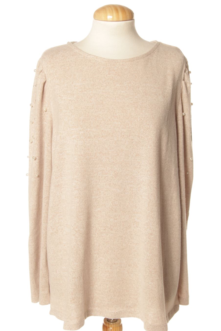 Jersey de Cortefiel de la talla XXL, de color beige