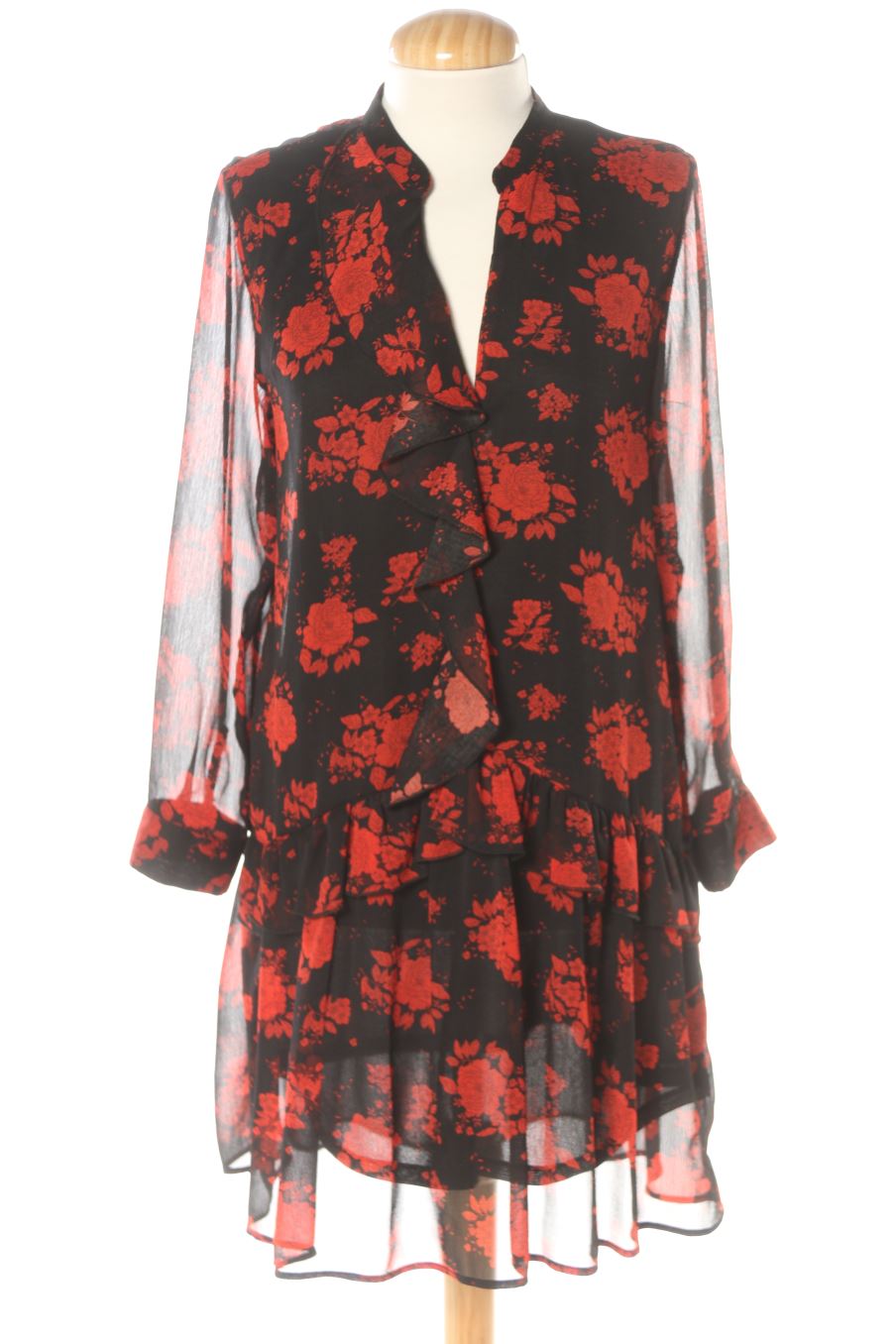 Vestido casual de Zara de la talla M, de color flores