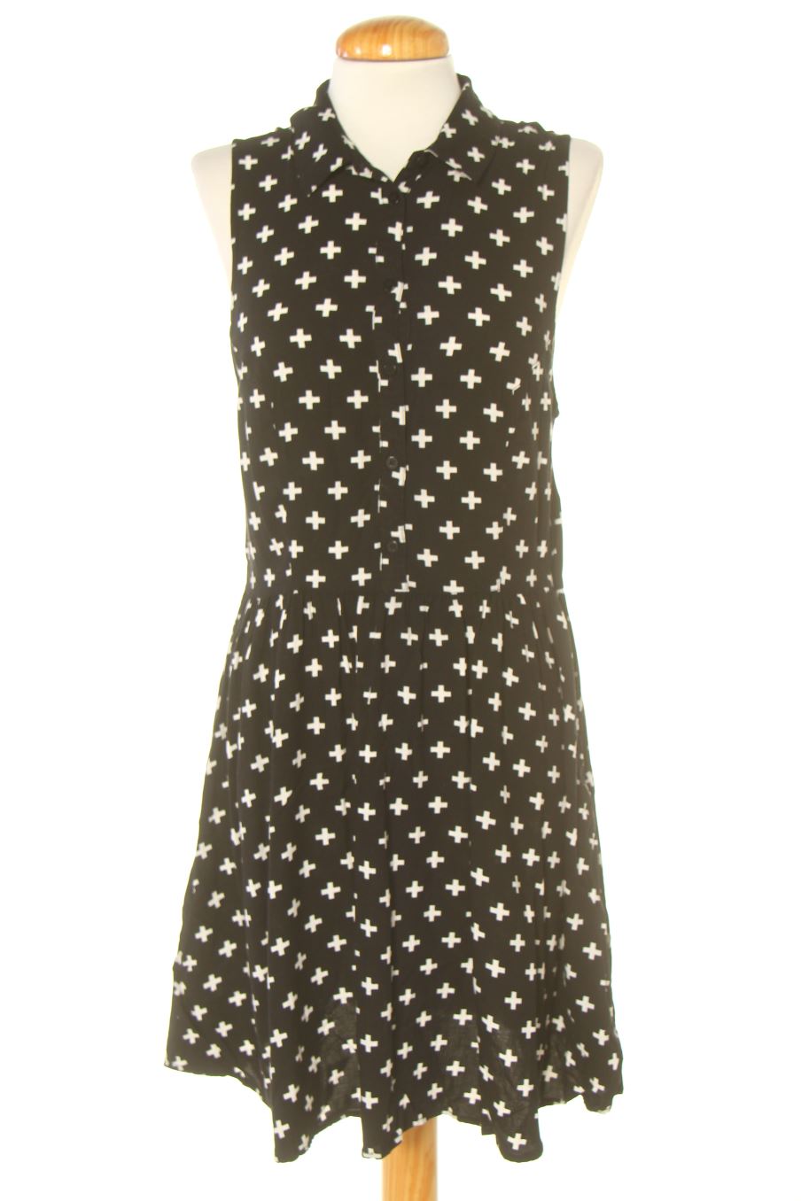 Einfaches Kleid von H&M Größe 40, Farbe Aufdruck, für