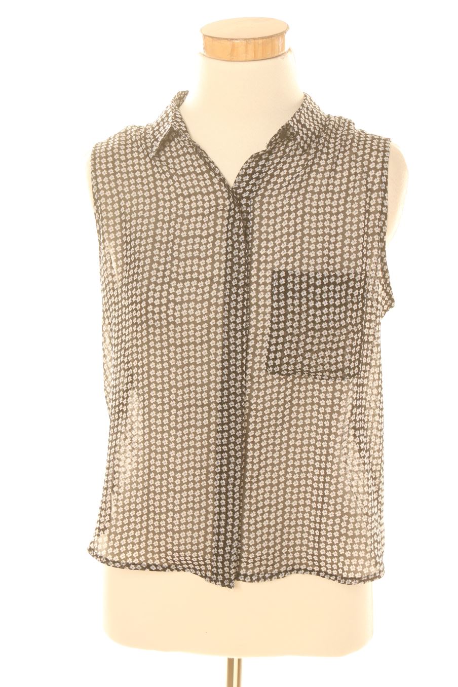 Chemise sans manches Mango de la taille S, de couleur fleurs
