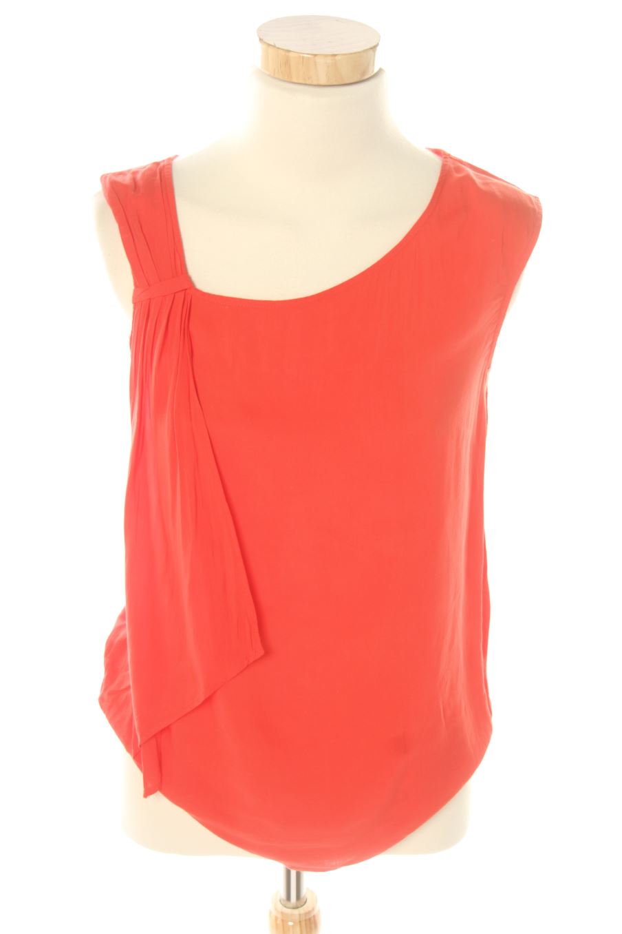 Top de Zara de la talla XS, de color rojo