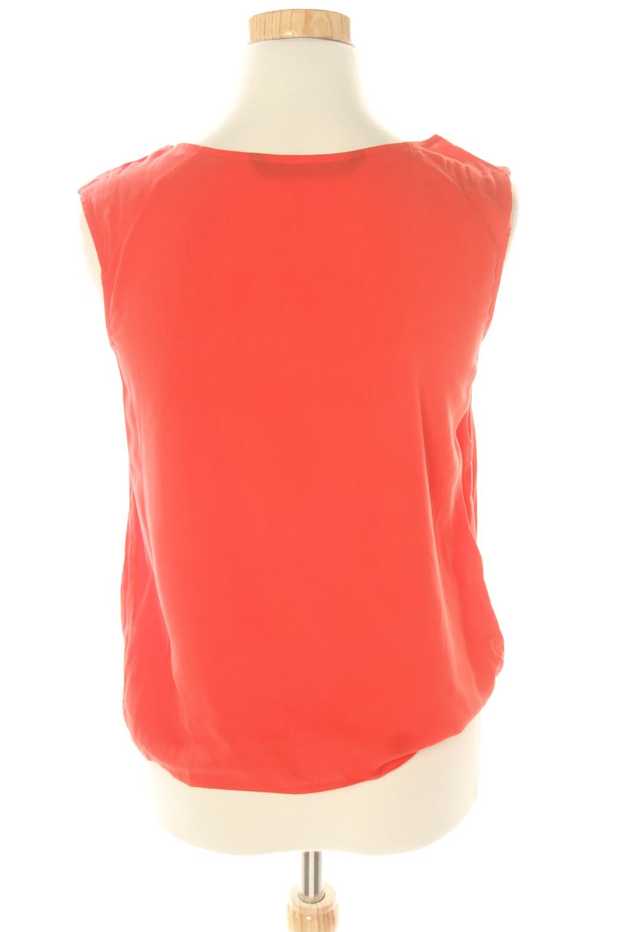 Top de Zara de la talla XS, de color rojo