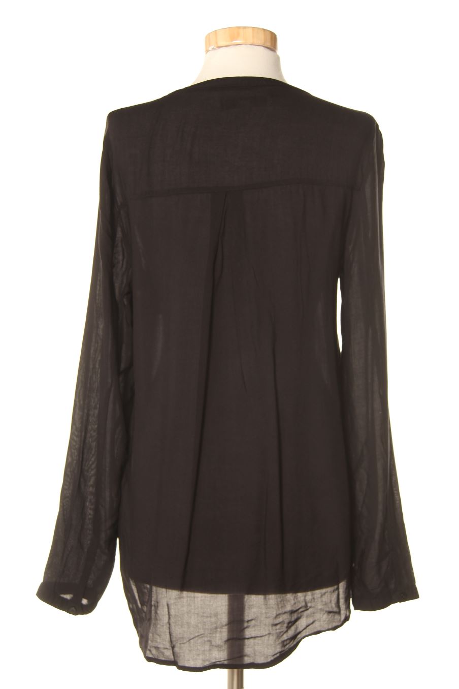 Blouse à manches longues C&A de la taille M, de couleur noir