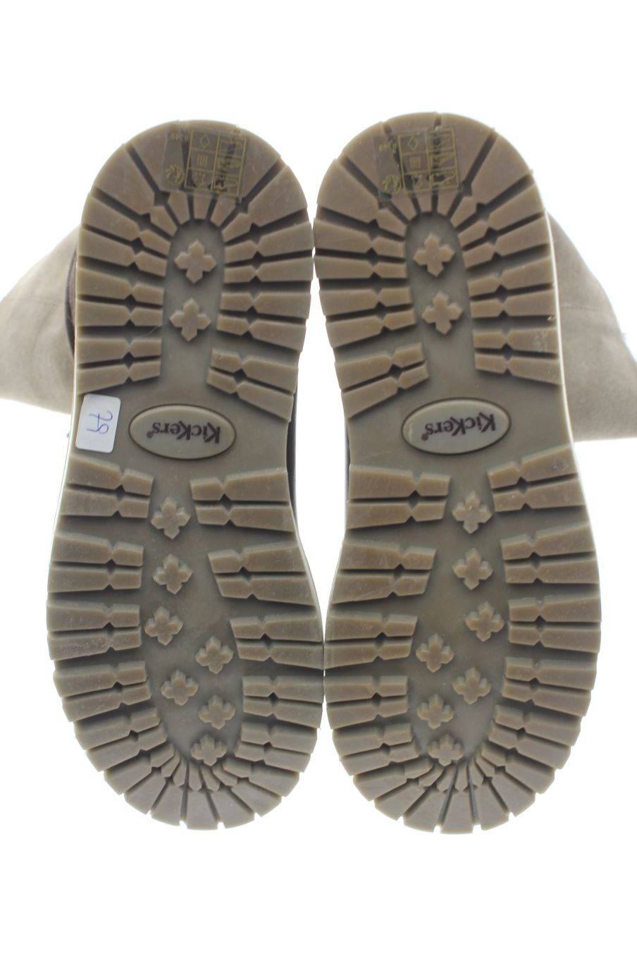 Botas de Kickers de la talla 38, de color marrón de