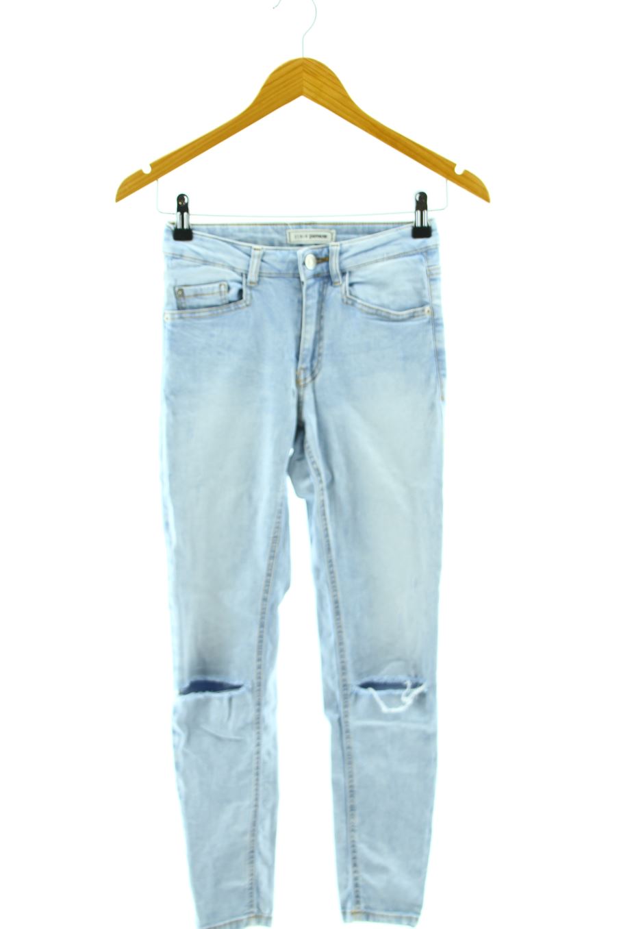 Jeans Pimkie de la taille 34, de couleur bleu de denim