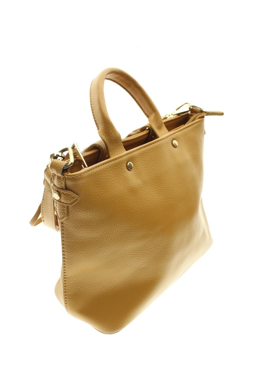 Bolso de Mano Marrón de Cortefiel