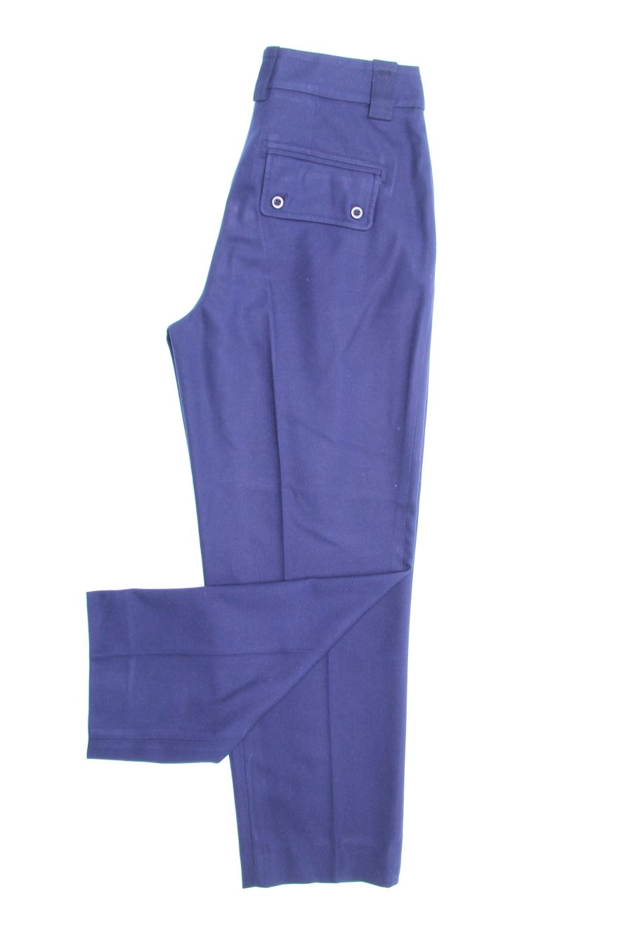 Pantalon Adolfo Dominguez de la taille 36, de couleur bleu marine