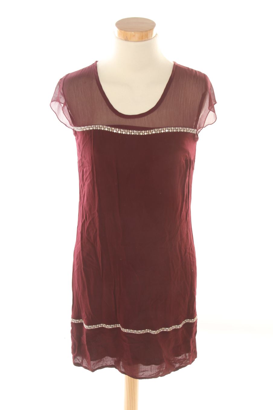 Robe casual Cache cache de la taille XS, de couleur bordeaux