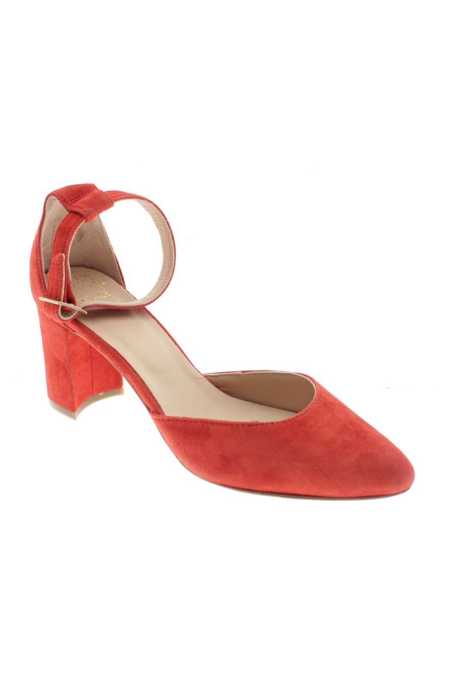 Zapatos de tacon de BOCAGE de la talla 35, de color rojo de