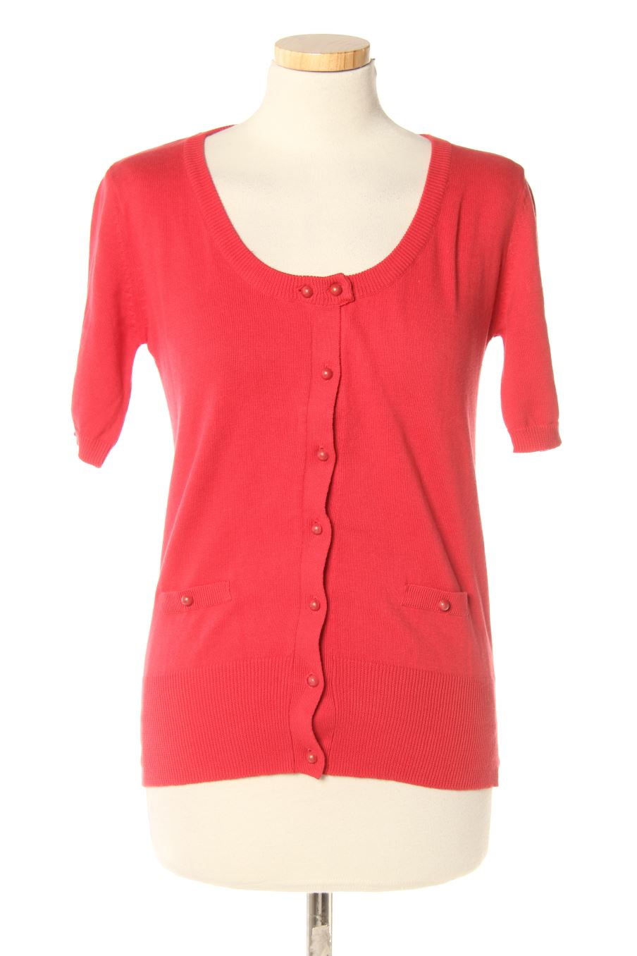 Chaqueta de New Saks Woman de la talla S, de color rojo