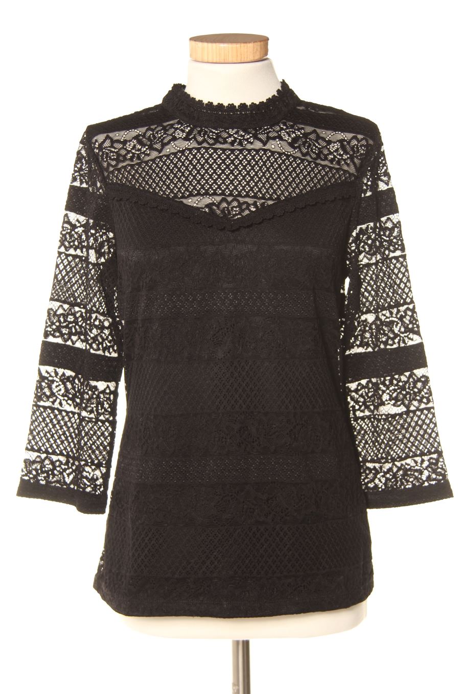 Blouse à manches longues Camaieu de la taille S, de couleur noir