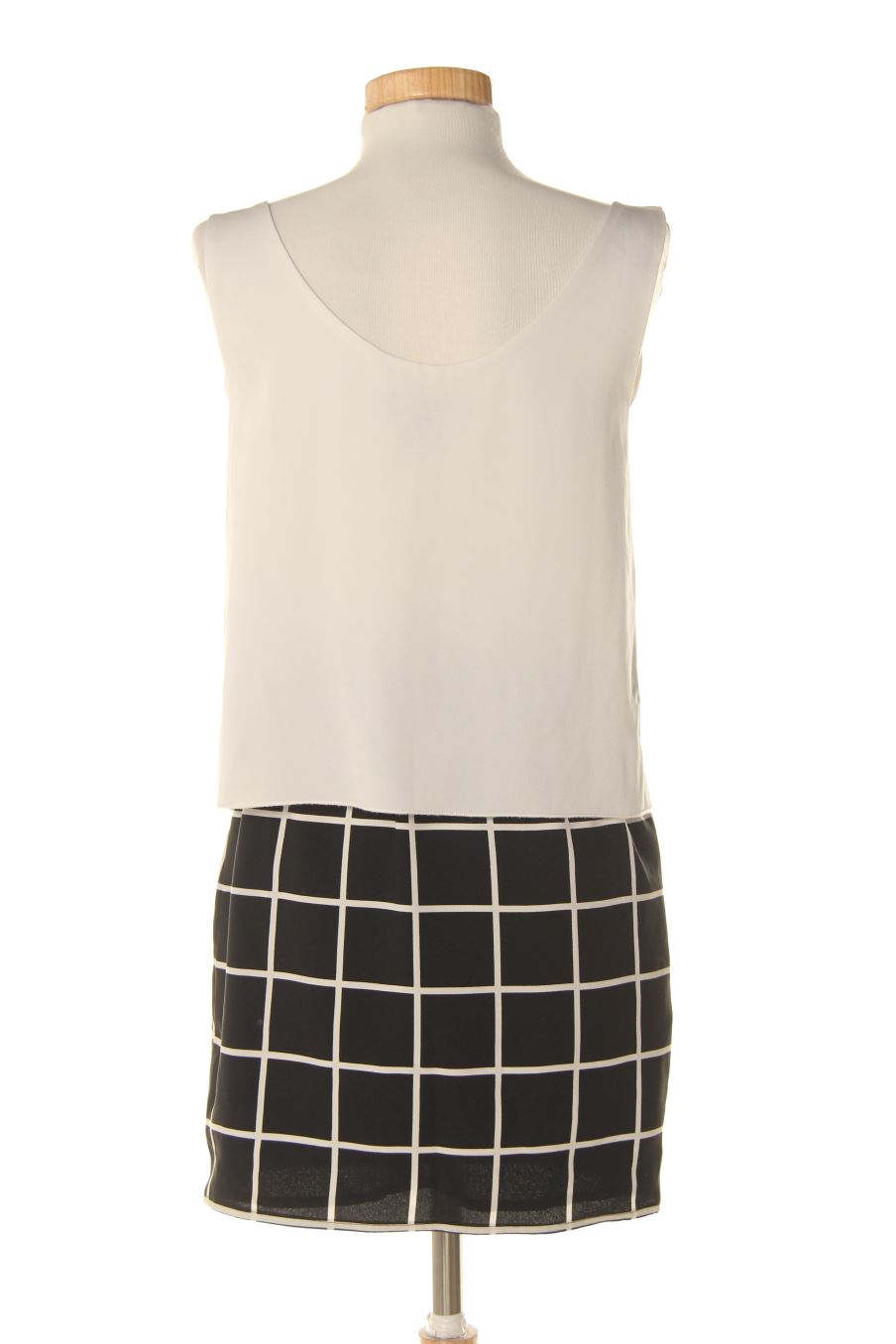 Robe casual Mango de la taille XS, de couleur blanc