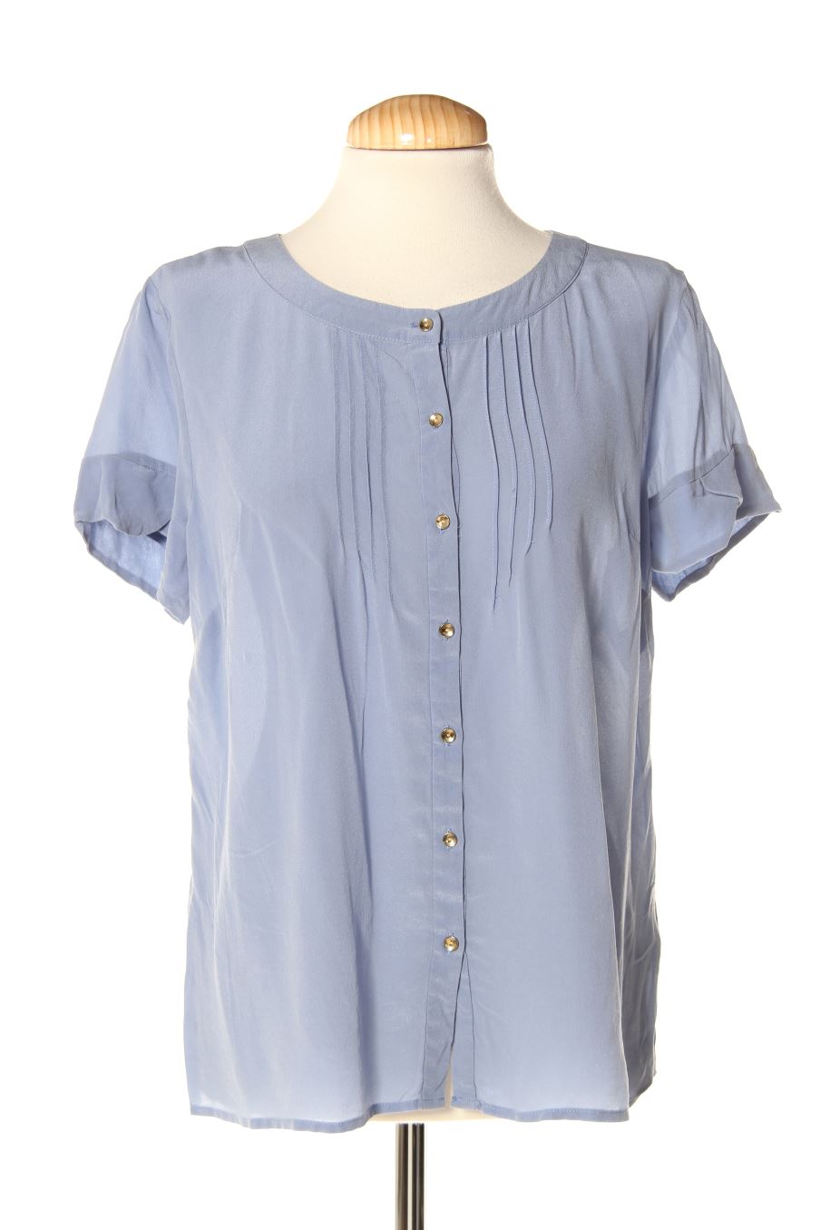 Chemise Yera de la taille 44, de couleur pourpre de soie