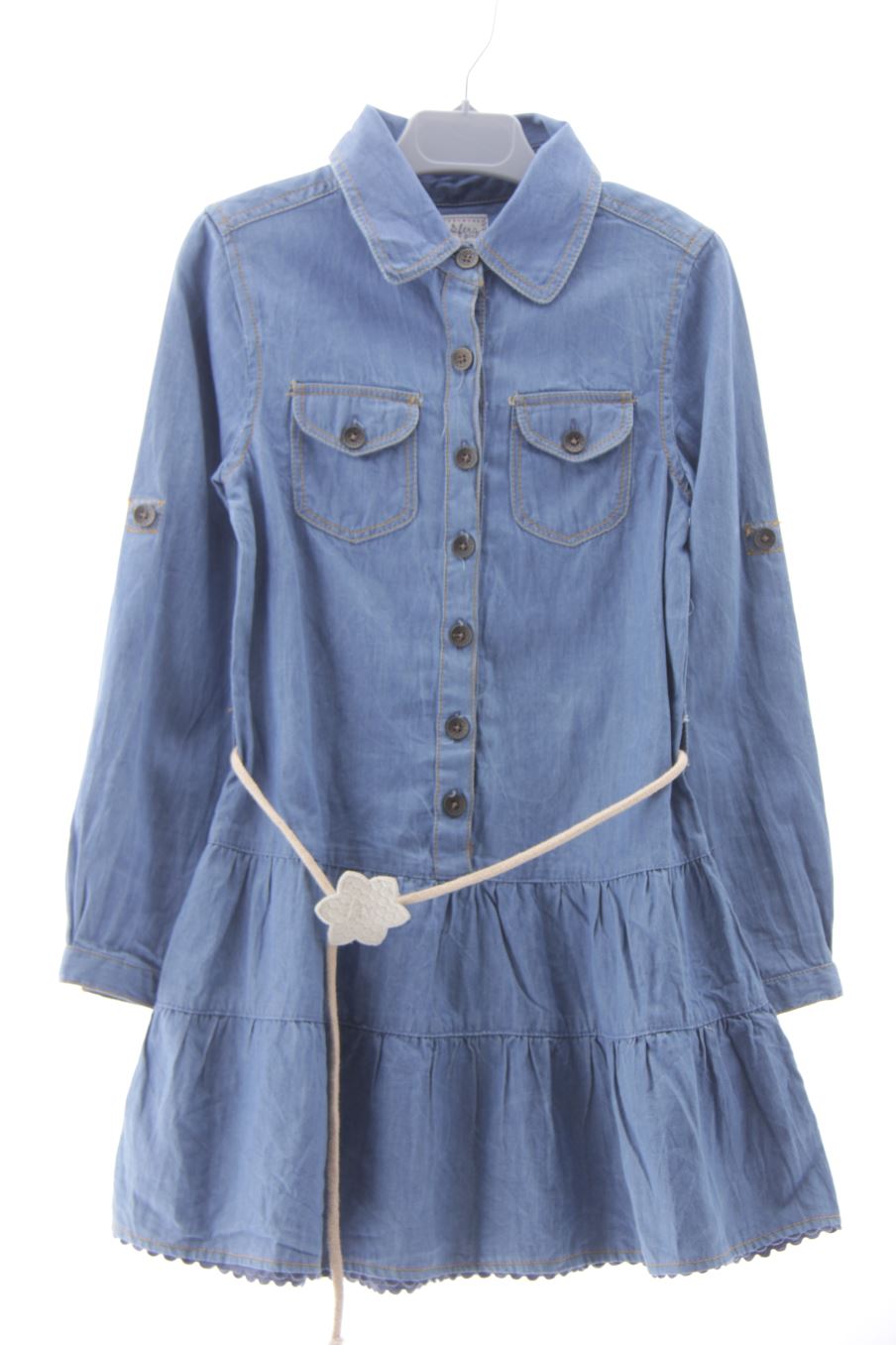 gebraucht Sfera Aufwändiges Kleid Größe 116 aus Denim