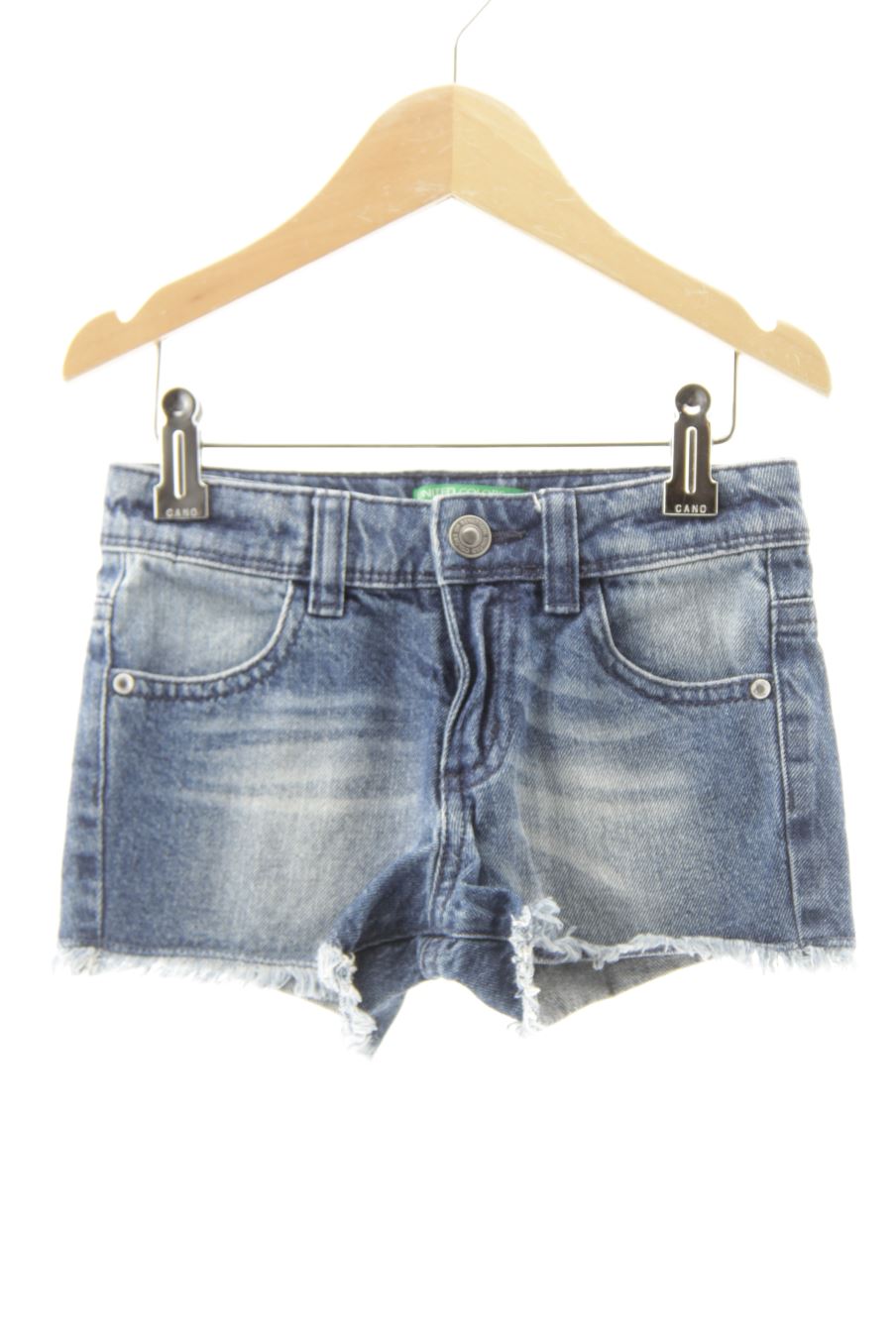 Short en jean Benetton de la taille 2 ans de denim de seconde main