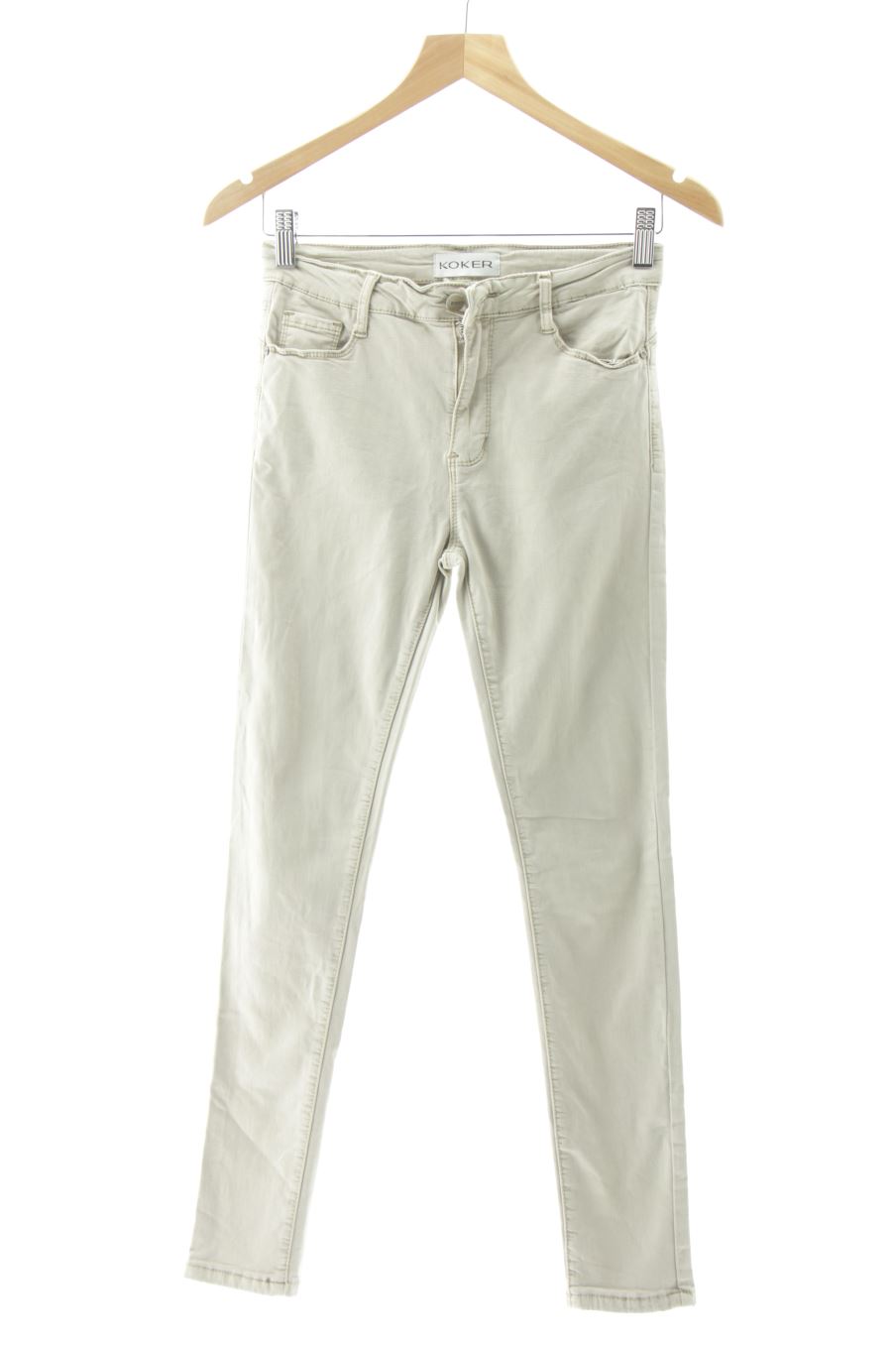 Vaquero de KOKER de la talla S, de color beige de ropa vaquera