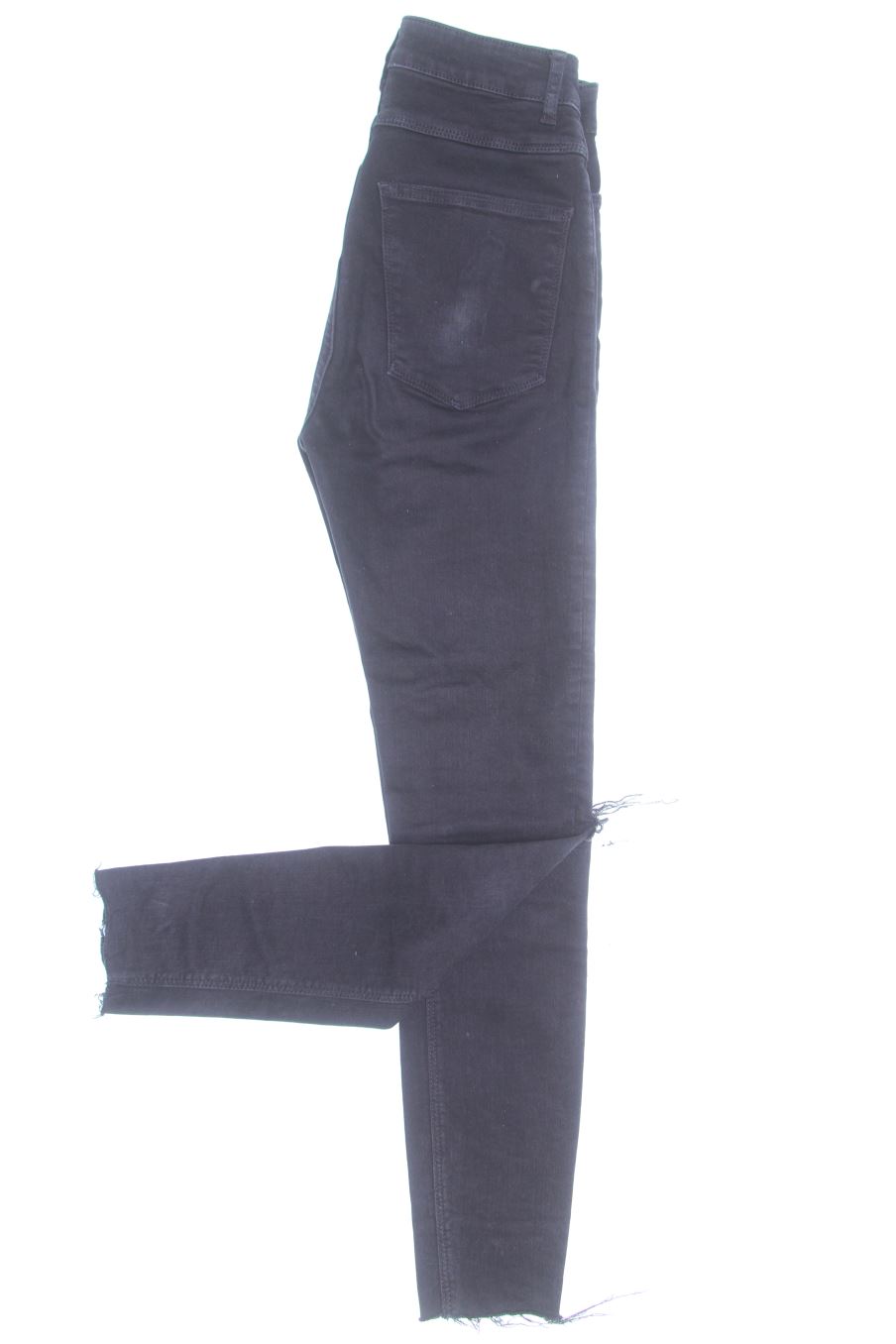 Jeans Zara de la taille XS, de couleur noir de denim