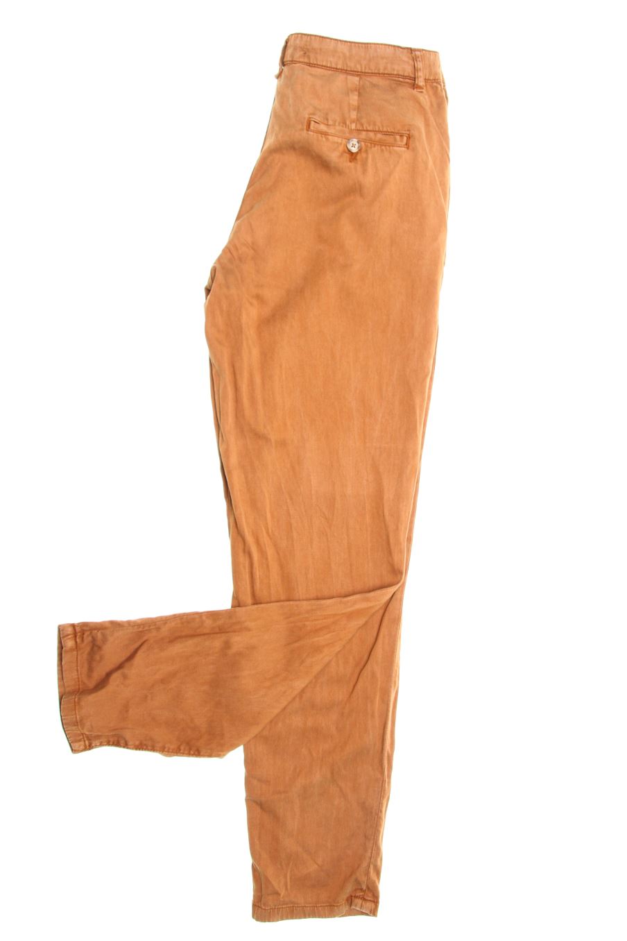Pantalones de Zara de la talla 36, de color marrón
