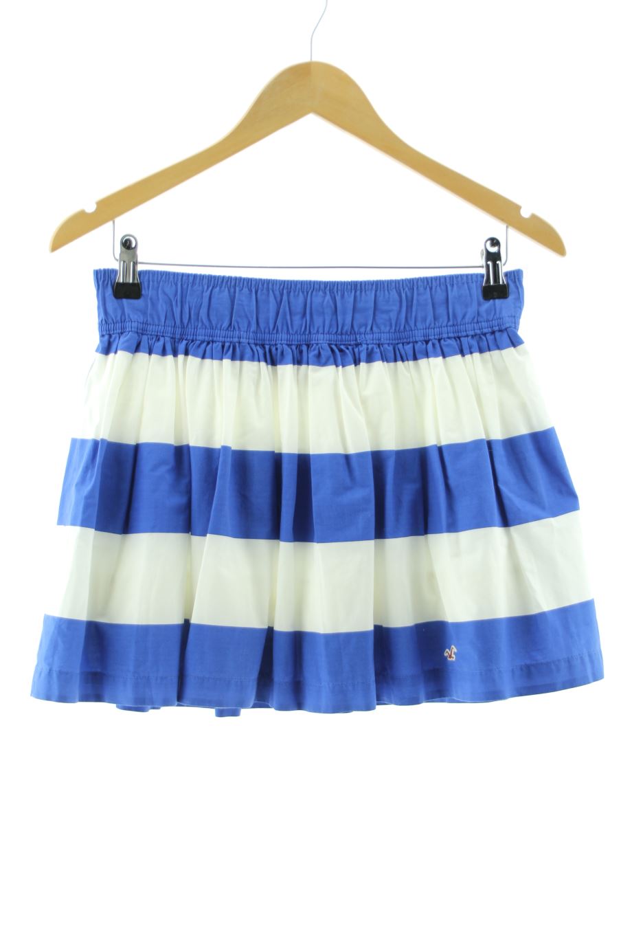 Aufwändiger Rock von Hollister Größe S, Farbe Gestreift, für