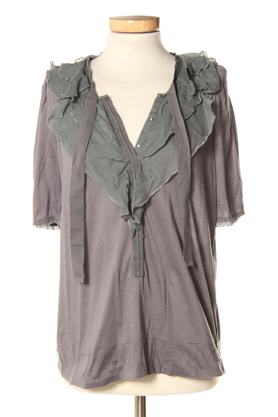 Blouse à manches courtes BIMBA Y LOLA de la taille S, de couleur bleu