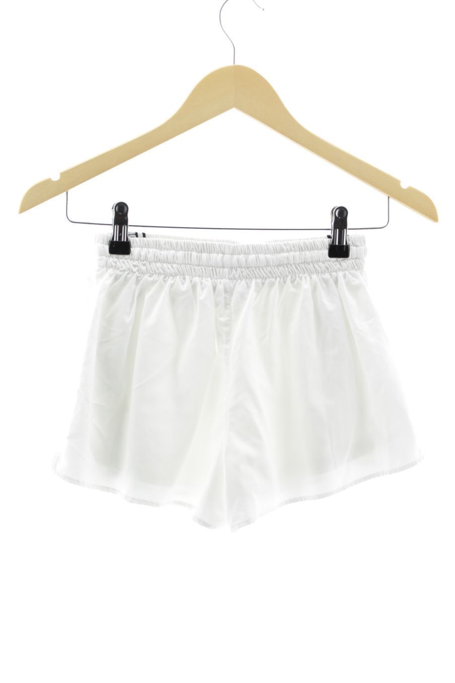 Pantalones cortos de deporte de Bershka de la talla XS, de color blanco