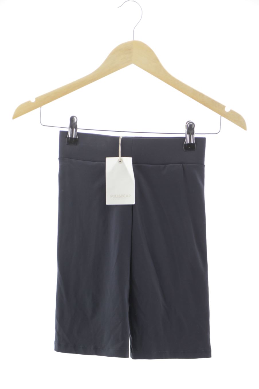 Pantalones cortos de deporte de Pull & Bear de la talla S, de color negro
