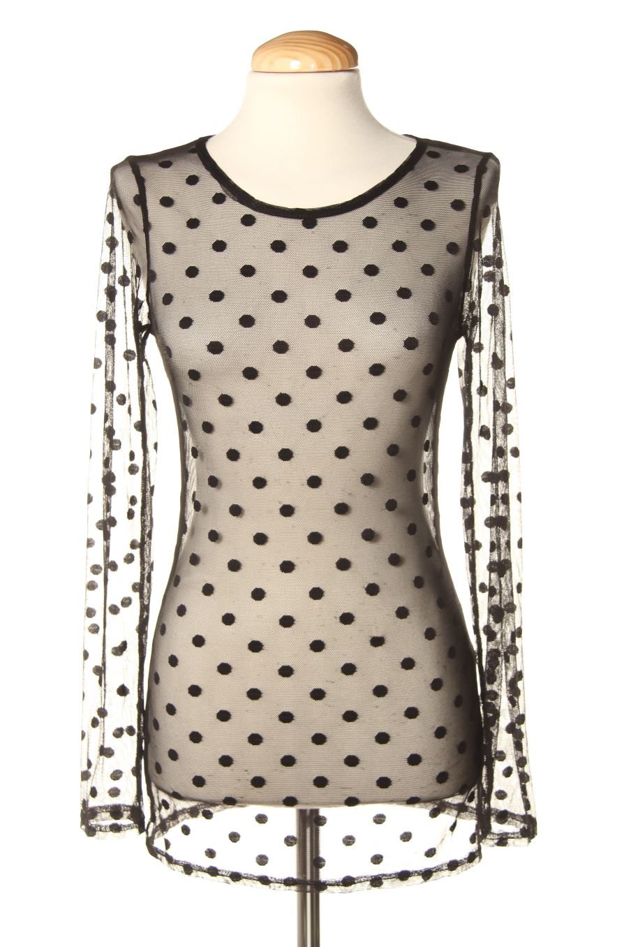 Camiseta manga larga de PERCENTIL de la talla S, de color negro