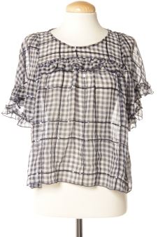 Blusa de manga corta S Zara, foto 1 de 2