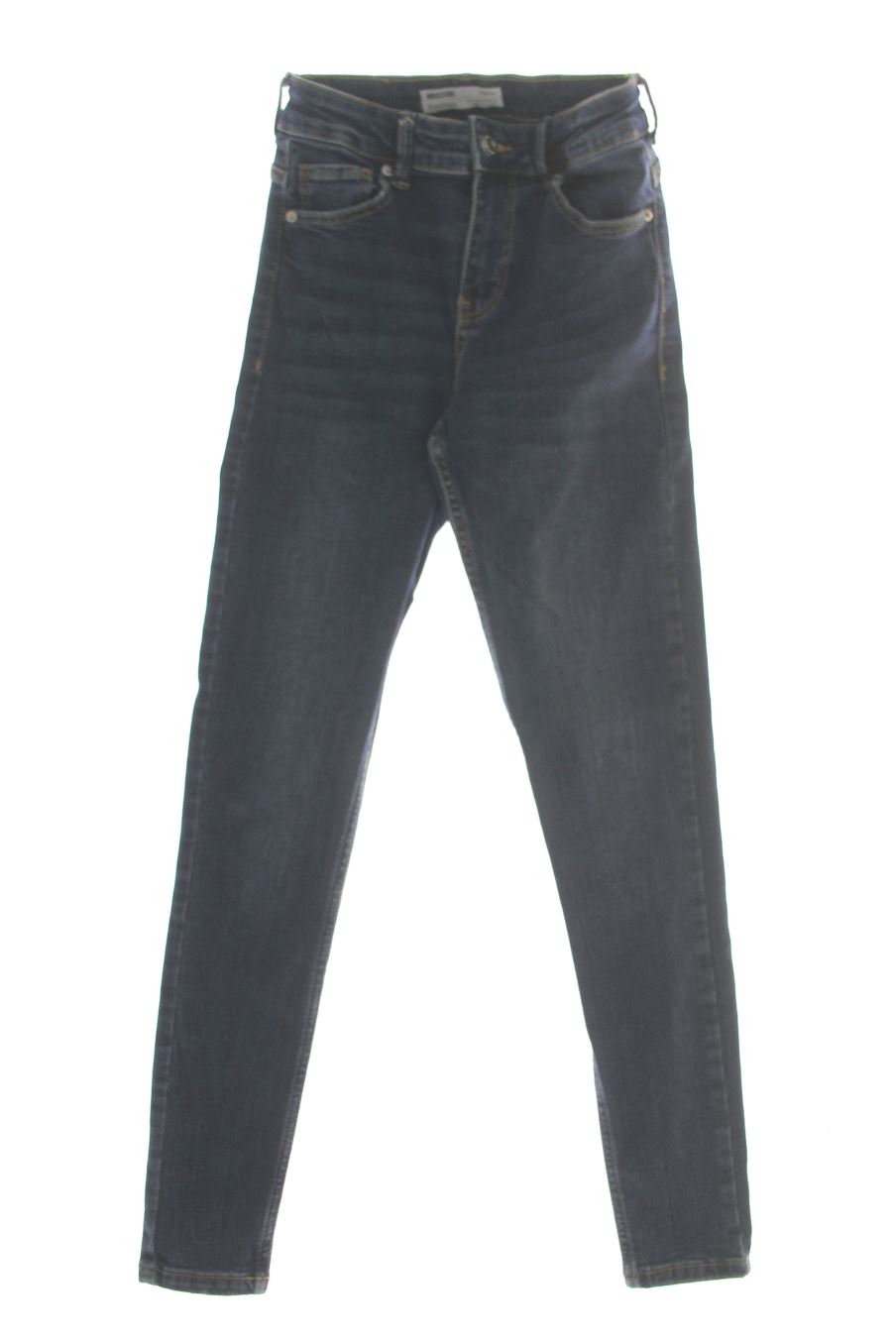 Vaquero de Bershka de la talla 34, de color azul de ropa vaquera
