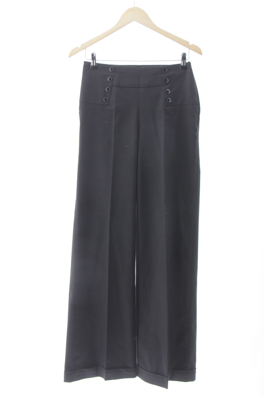 Pantalón de H&M de la talla 36, de color negro