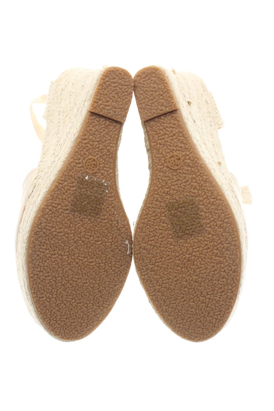 Plataformas de Tulipano de la talla 38, de color beige de