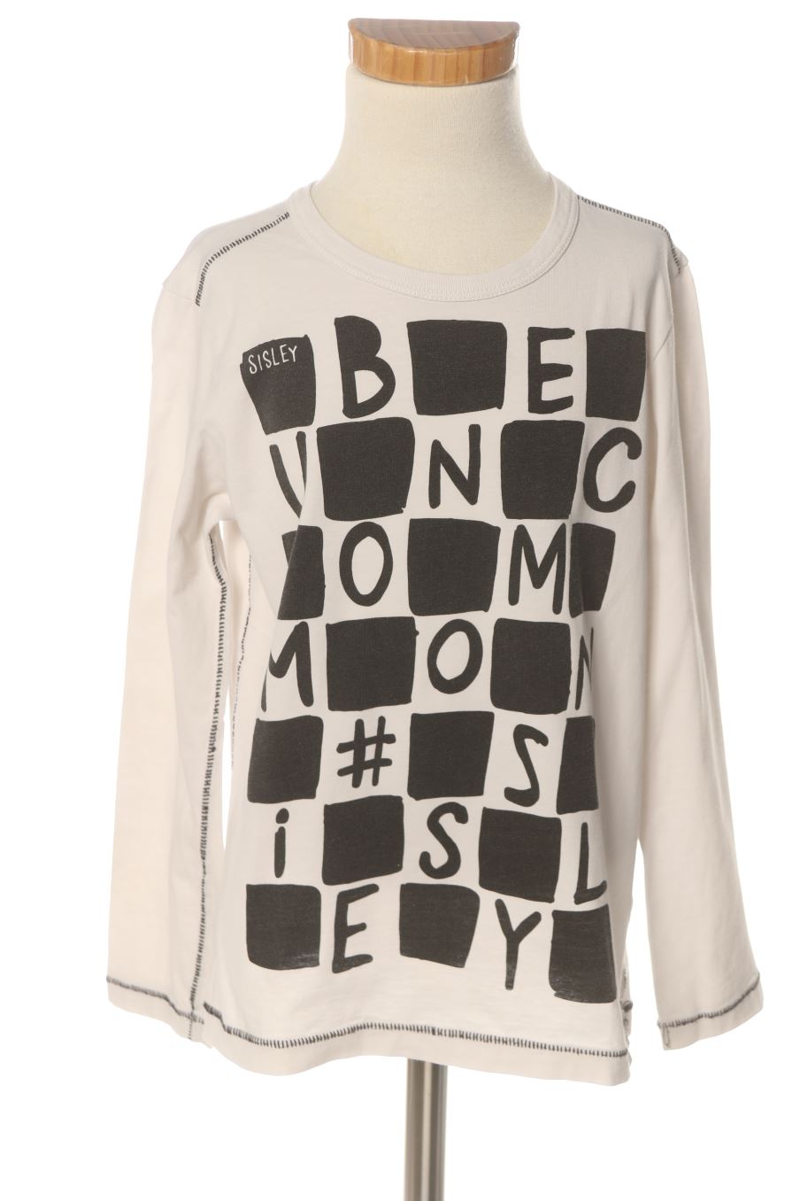 gebraucht Sisley Langärmeliges T-shirt Größe 116