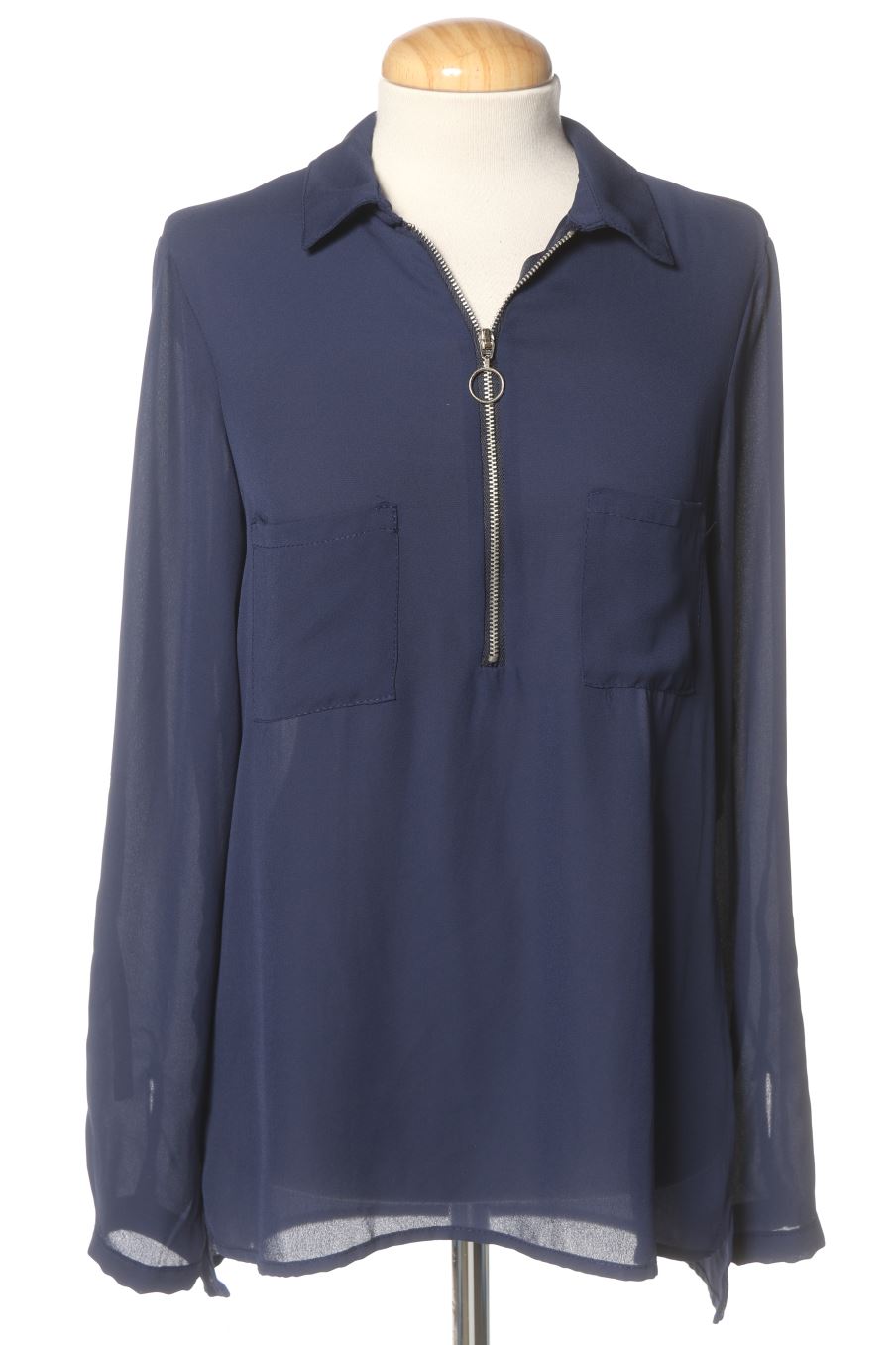 Chemise Marka de la taille S, de couleur bleu marine