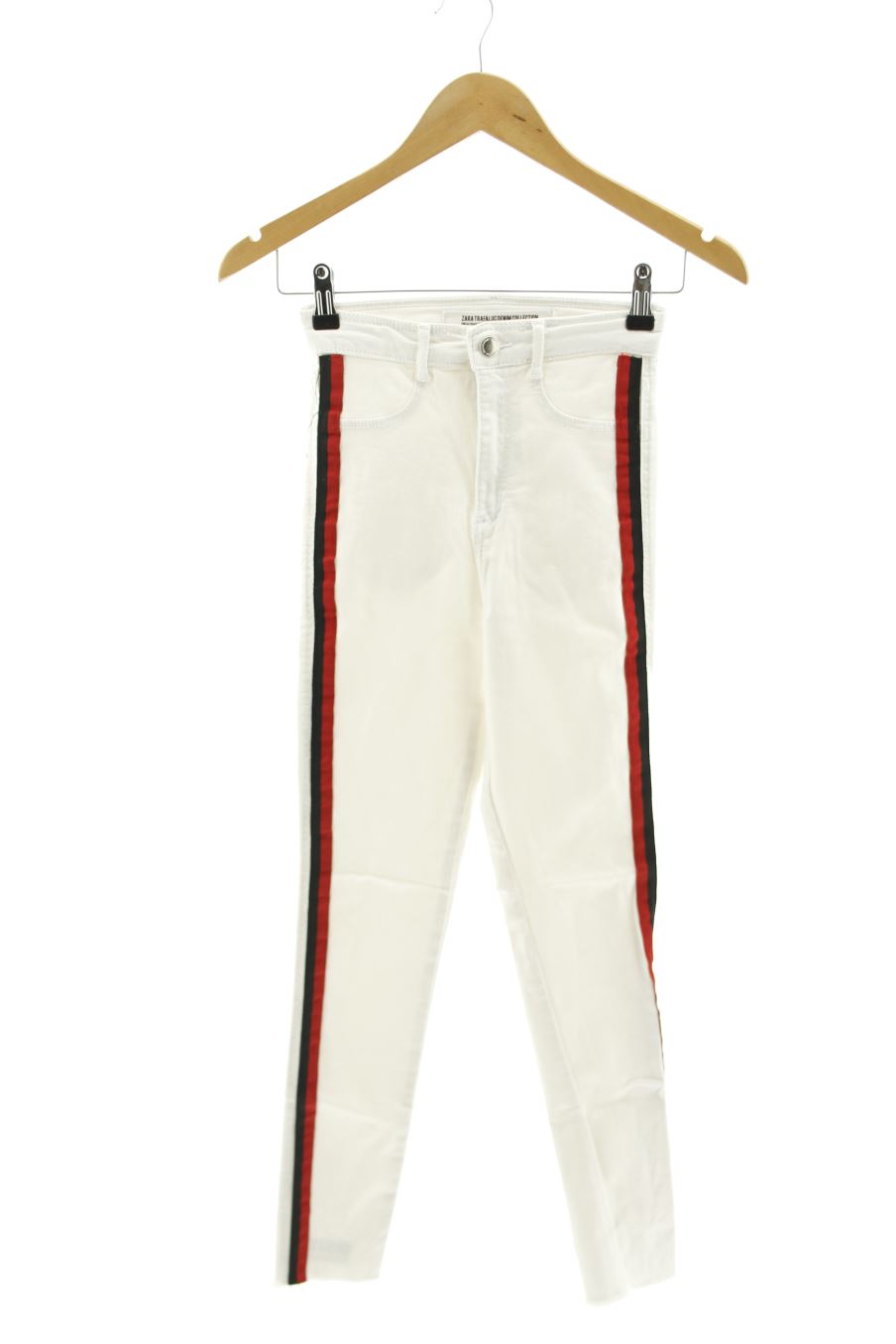 Jeans Trafaluc de la taille 34, de couleur blanc de denim