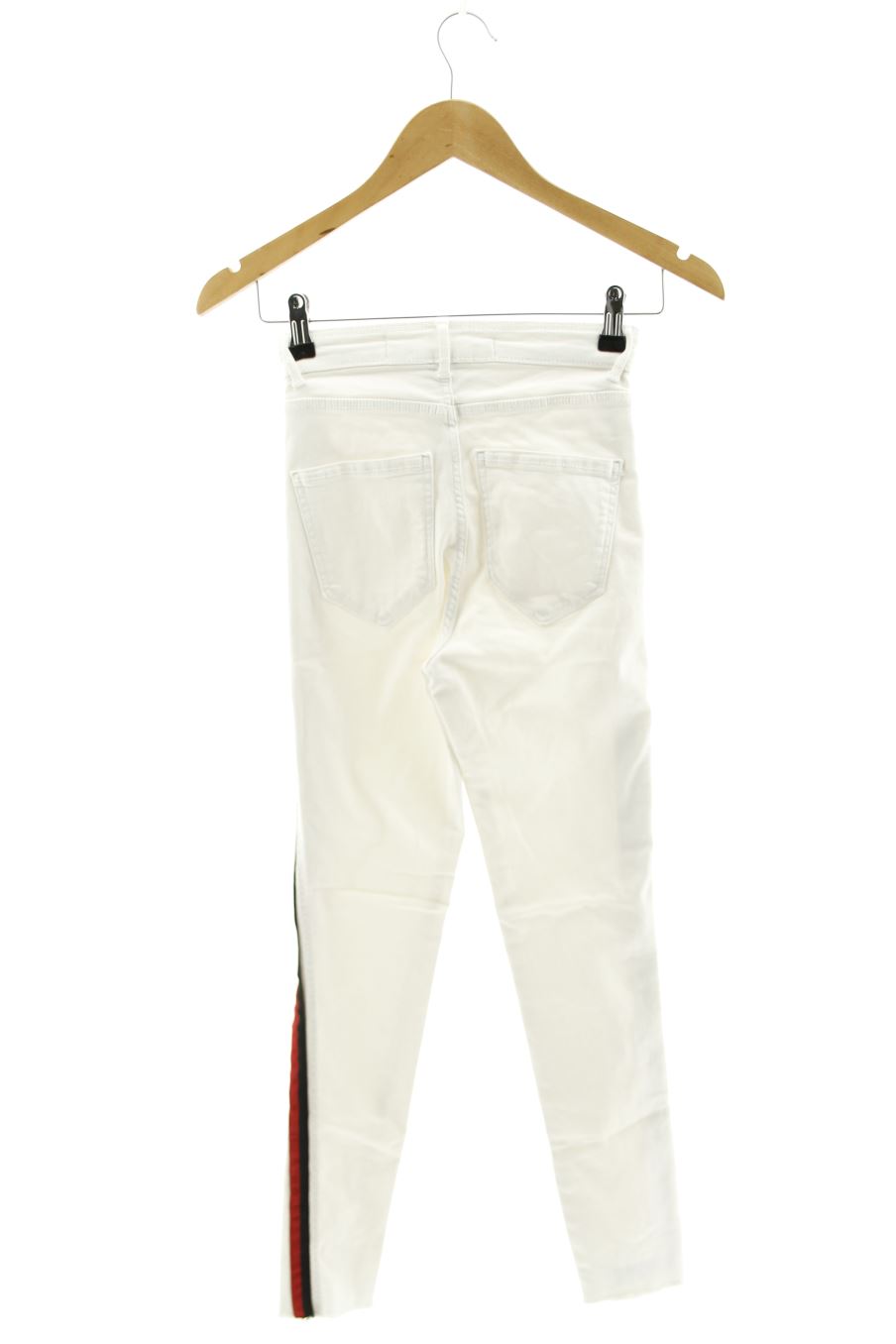 Jeans Trafaluc de la taille 34, de couleur blanc de denim