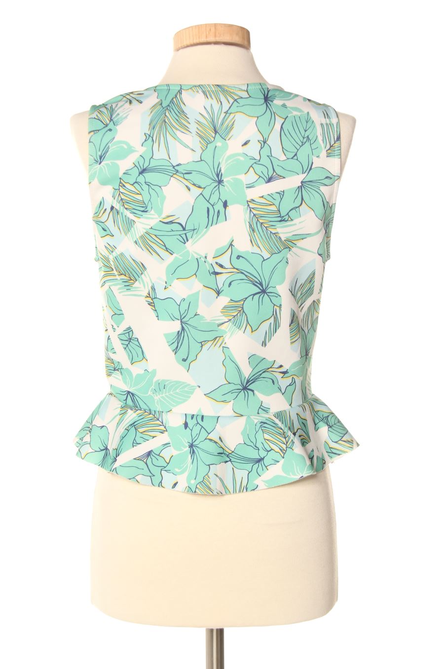 Top de Trf (ZARA) de la talla M, de color verde