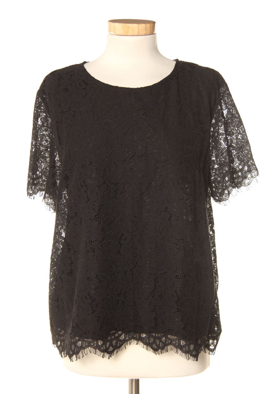 Kurzärmelige Bluse von Pimkie Größe S, Farbe Schwarz, für