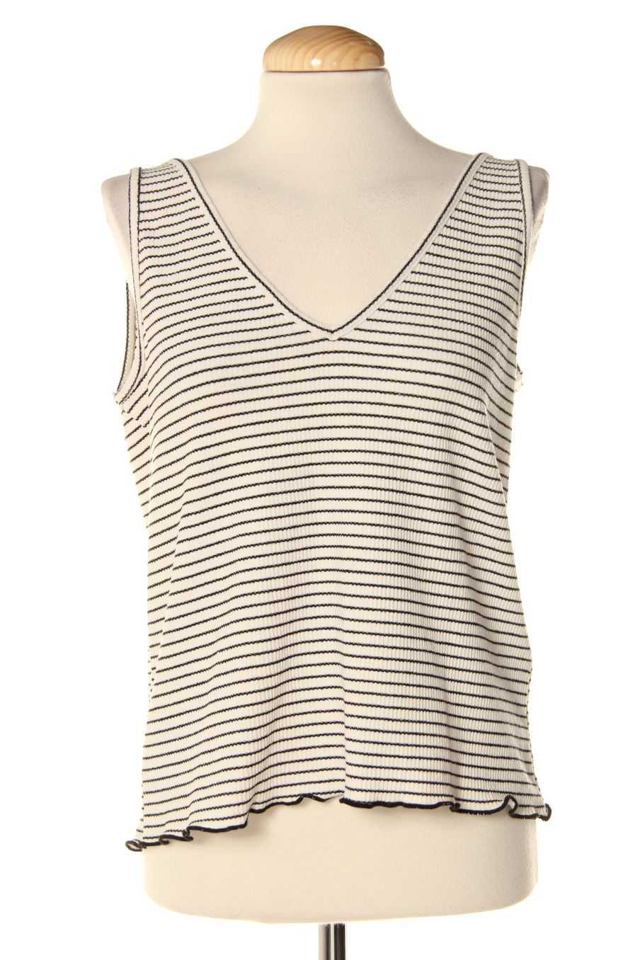 Top Pull & Bear de la taille M, de couleur rayures