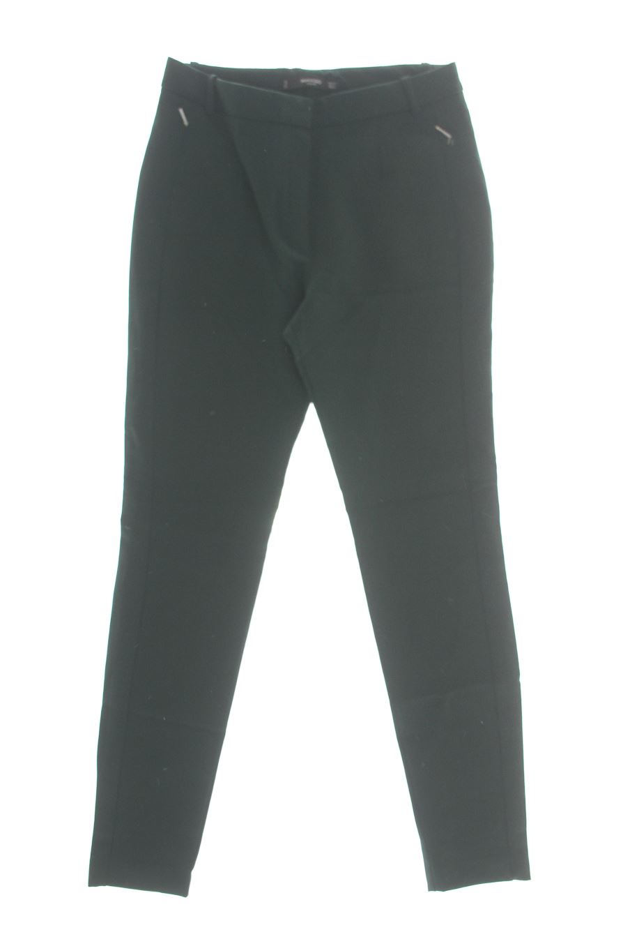 Pantalón de Mango de la talla 38, de color verde
