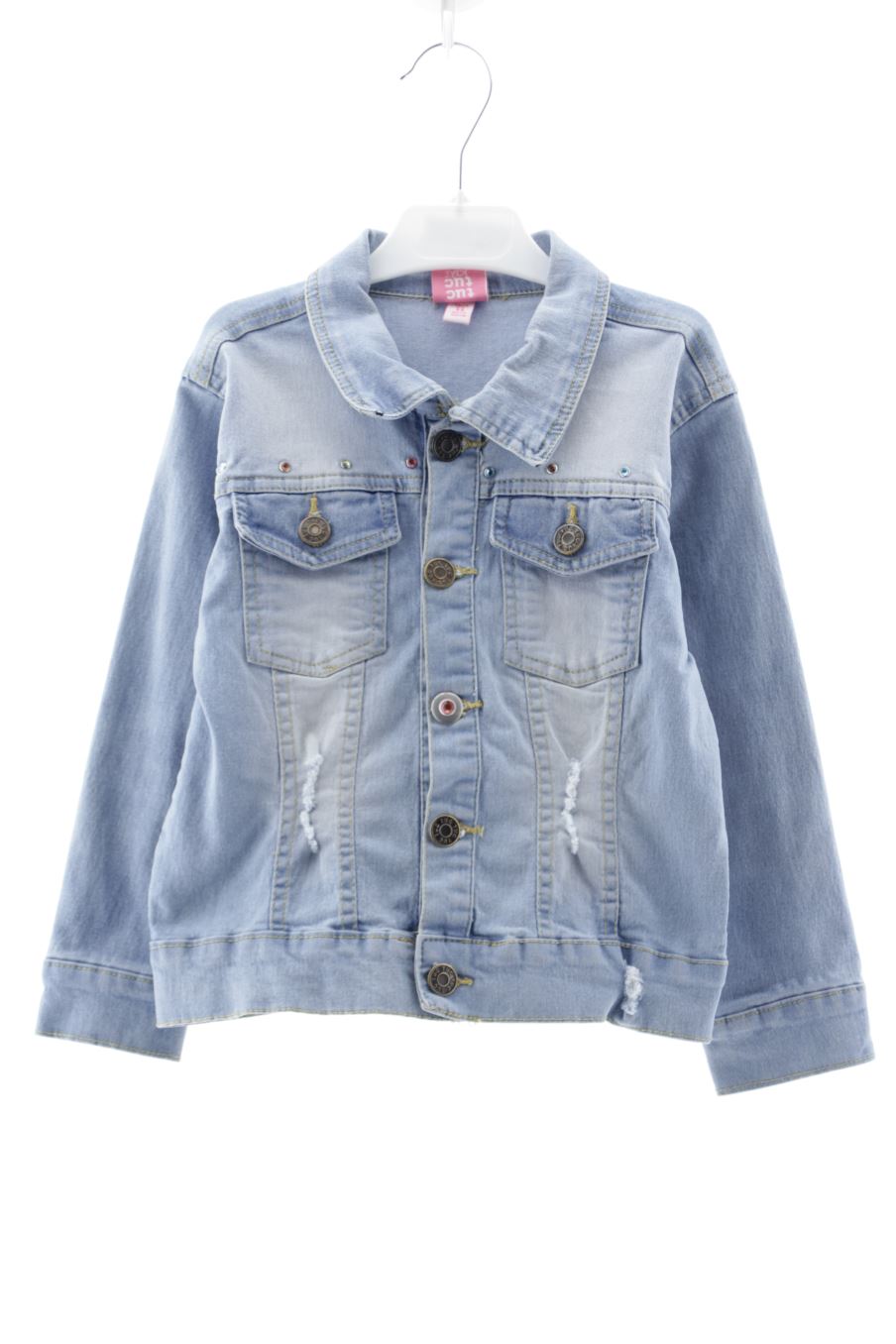 Blouson Tuc Tuc de la taille 4 ans de denim de seconde main