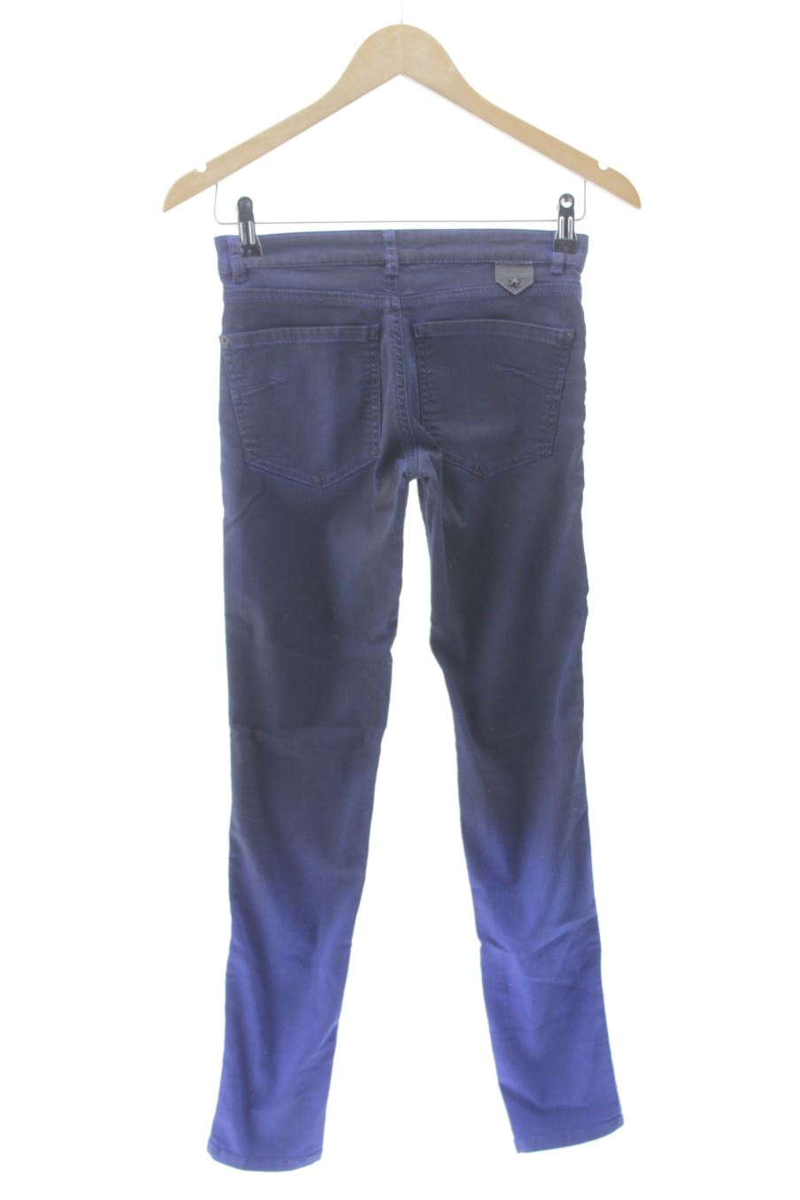 Jeans Ikks de la taille XS, de couleur bleu marine de denim
