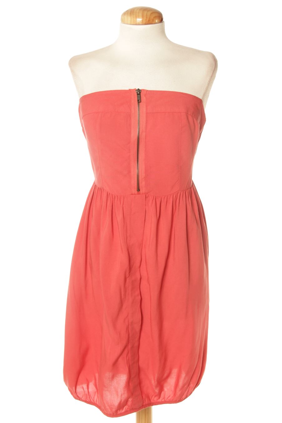 Vestido casual de Zara de la talla S, de color coral