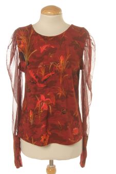 Blusa a maniche lunghe M TEXTIL CARRERAS, foto 1 di 2