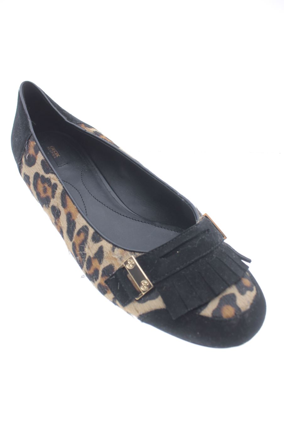 Zapatos planos de Geox de la talla 40, de color stampa animalier