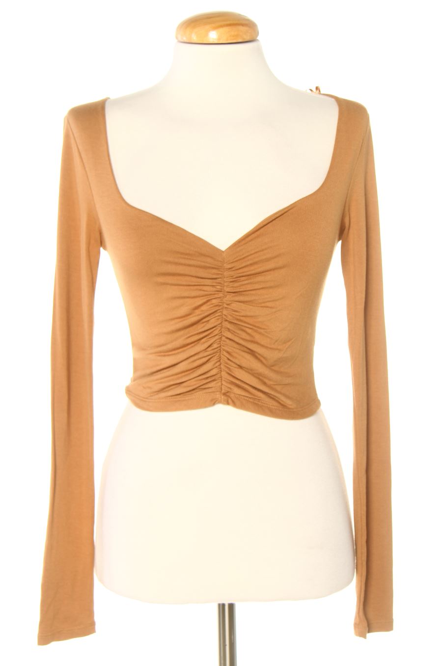 Blusa a maniche lunghe de Tally Weijl de la talla XS, de color marrone