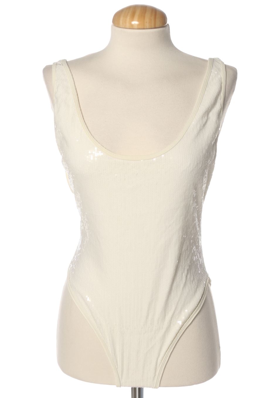 Body Zara de la taille M, de couleur blanc