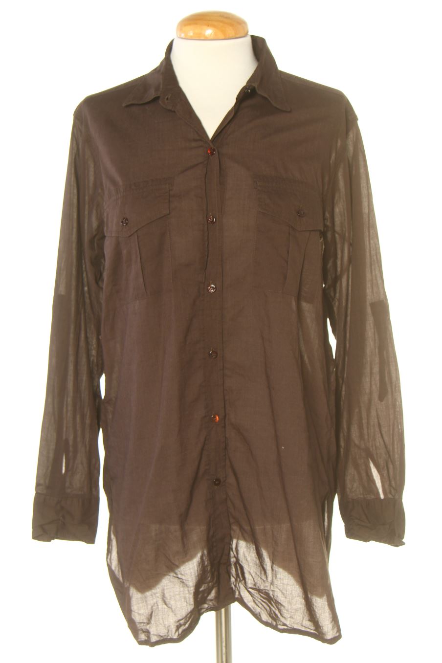 Camisa de Weekend MaxMara de la talla M, de color marrón